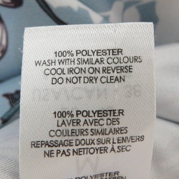 Boohoo* Men's Short Sleeve‎ Button Down Curved Hem Floral Shirt~ Size Medium - Picture 5 of 13